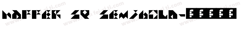 Haffer SQ SemiBold字体转换